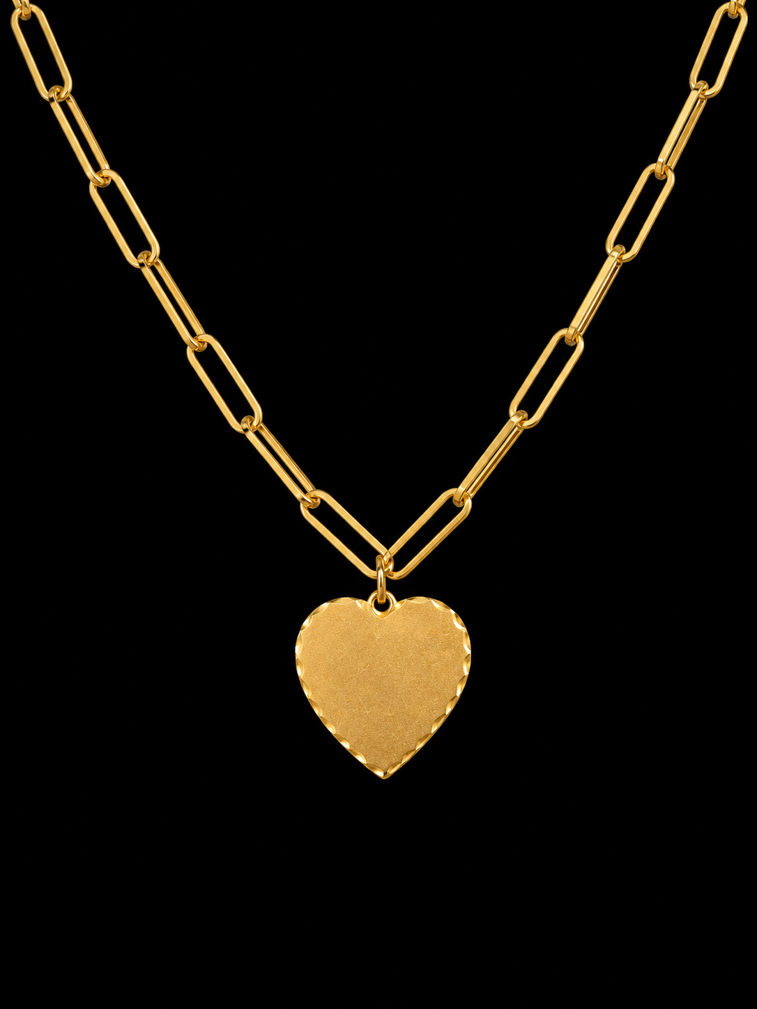 Golden Heart Necklace