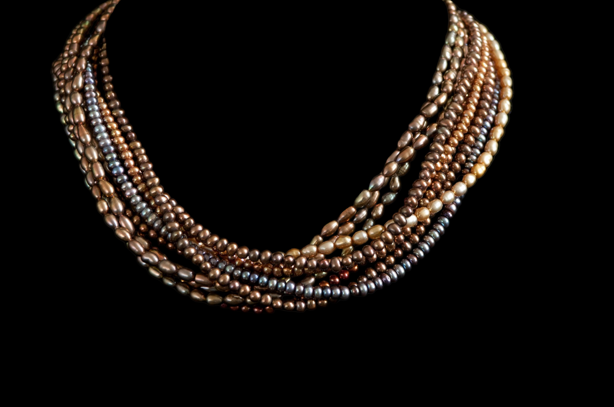 Autumn Torsade Mulitcolor Freshwater Pearl Necklace