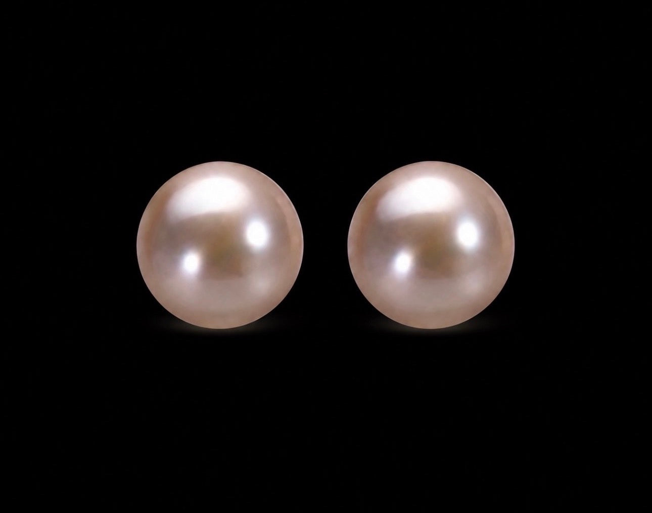 Blush Pink Freshwater Pearl Earrings