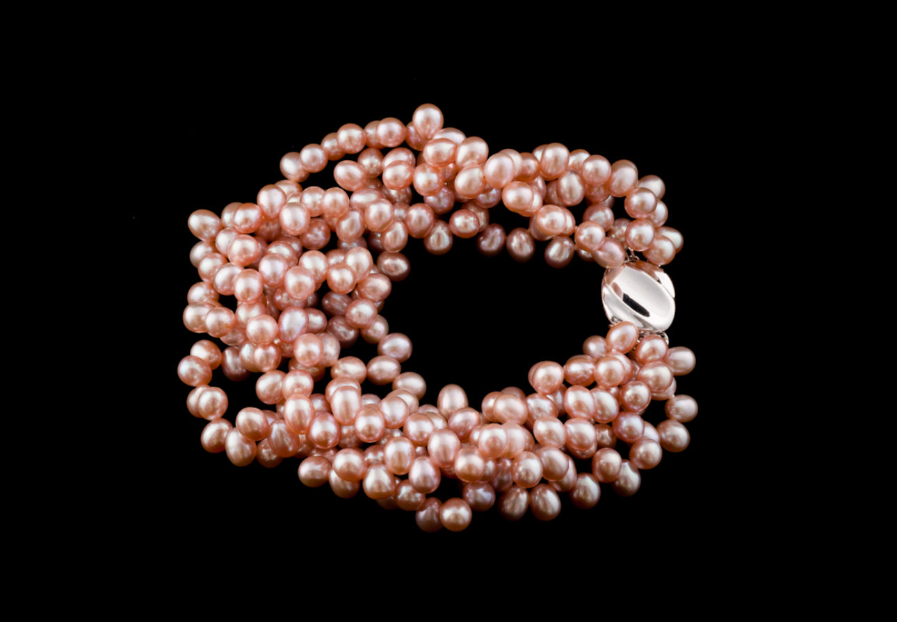 Mauve Torsade Bracelet