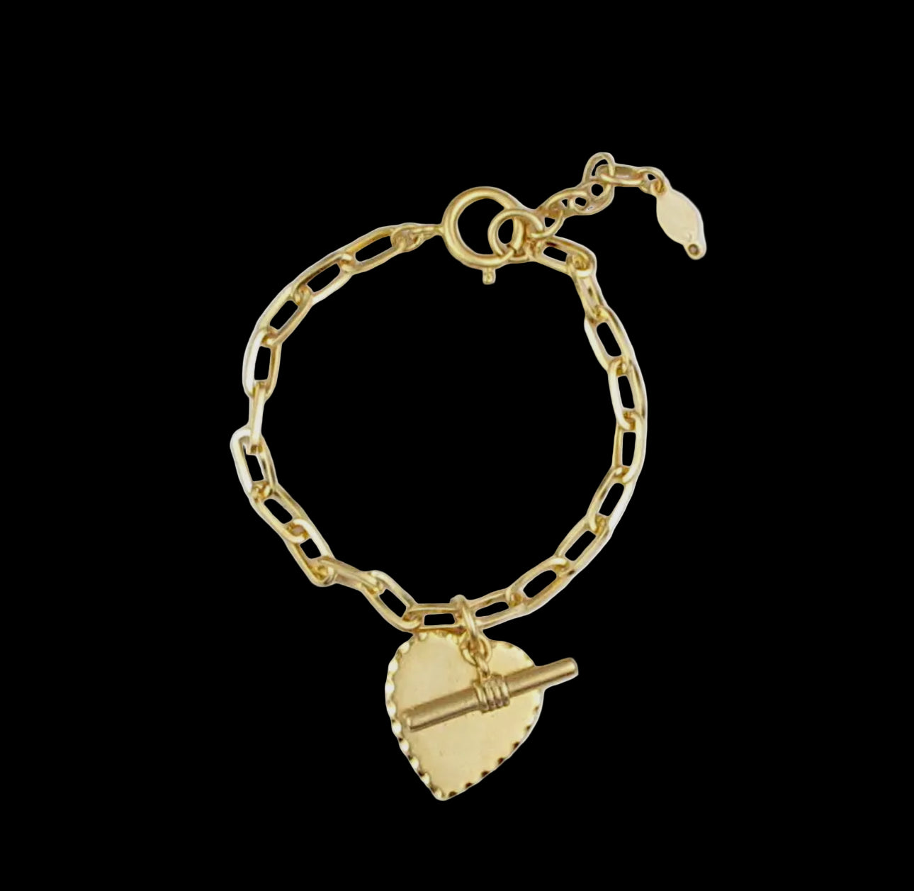 The Golden Heart Bracelet