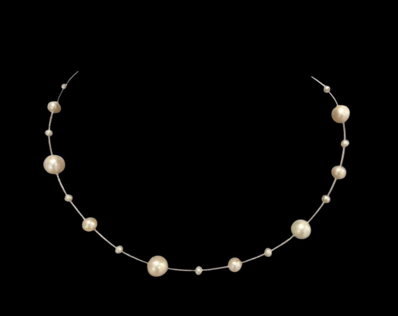 Pearl Station Necklace