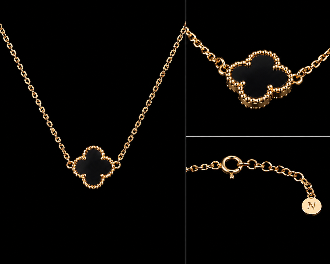 Caroline Necklace – Classic Black