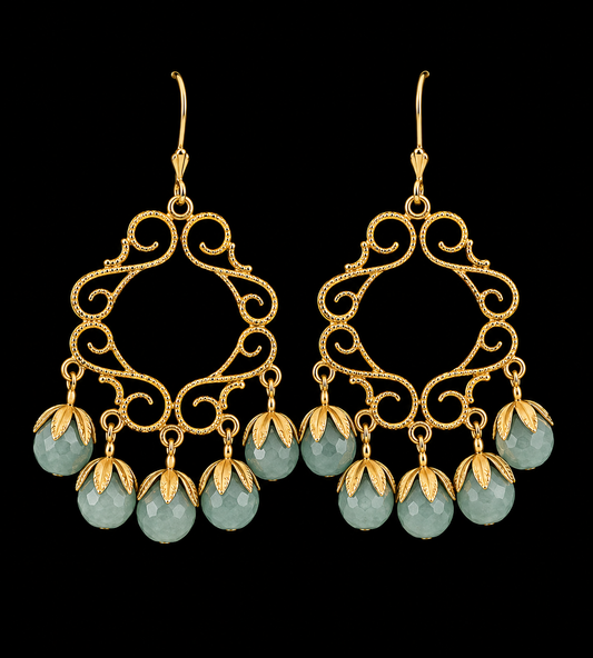 Azure Bloom Earrings