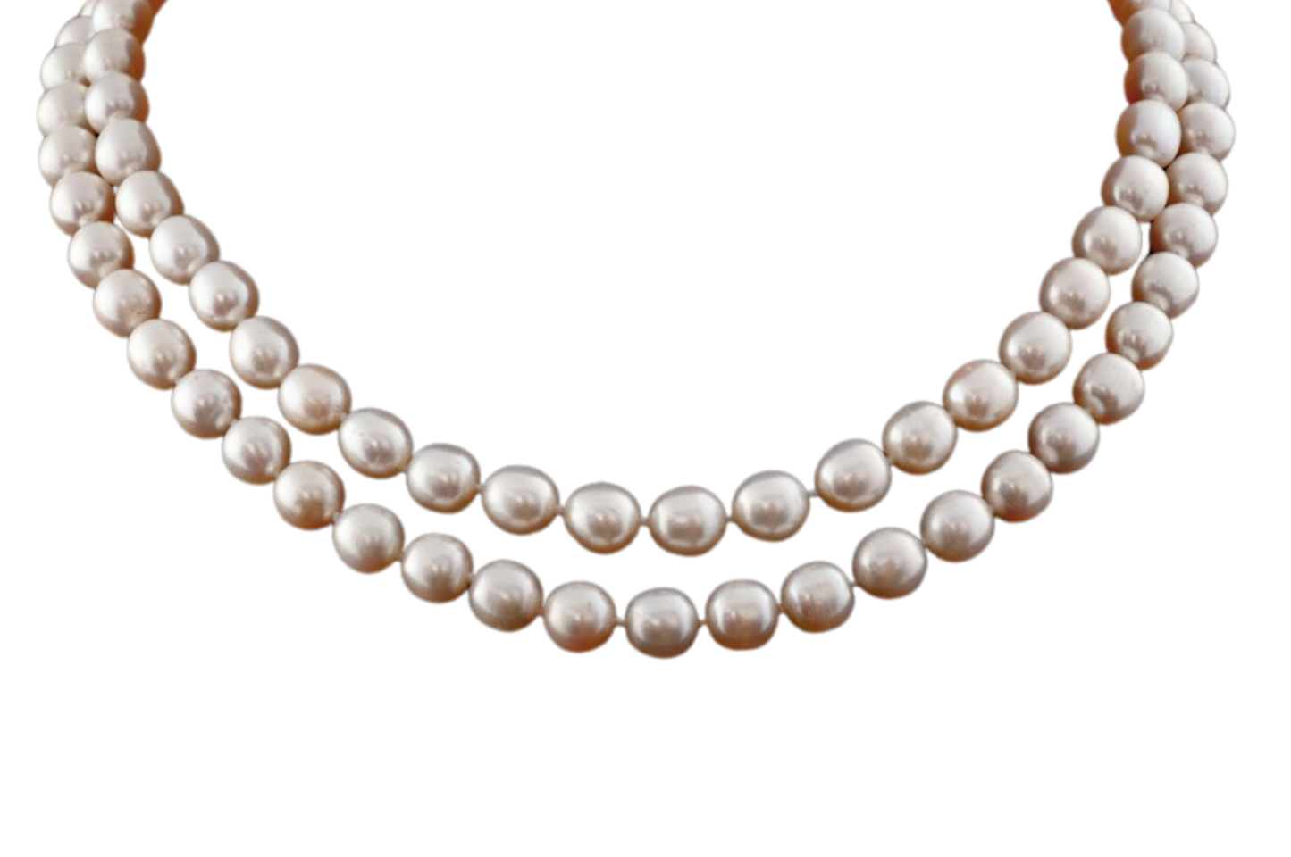 Freshwater Pearl Double Strand Necklace