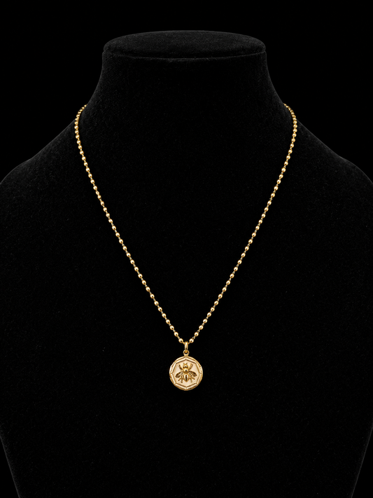 The Bee Pearl Necklace