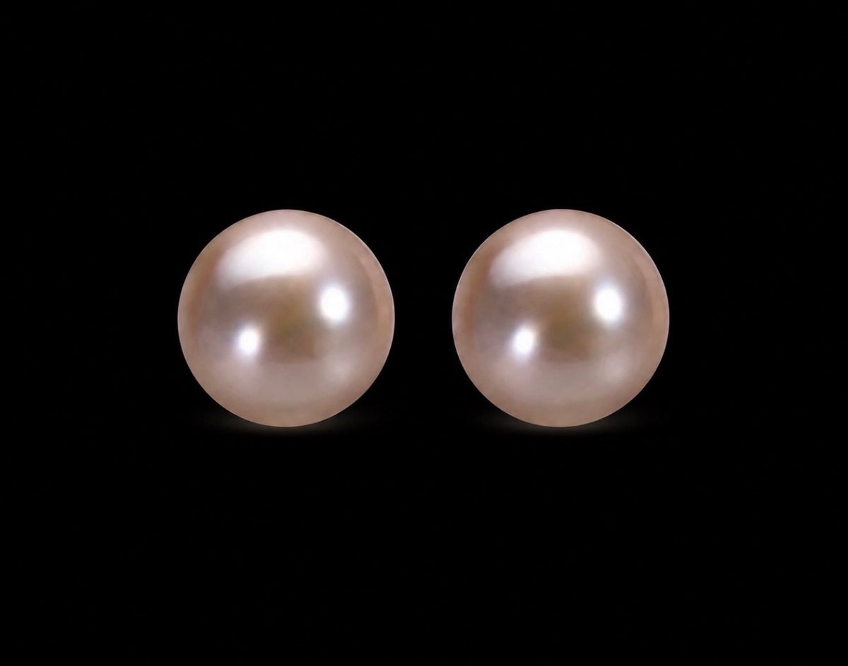 Blush Pink Freshwater Pearl Earrings