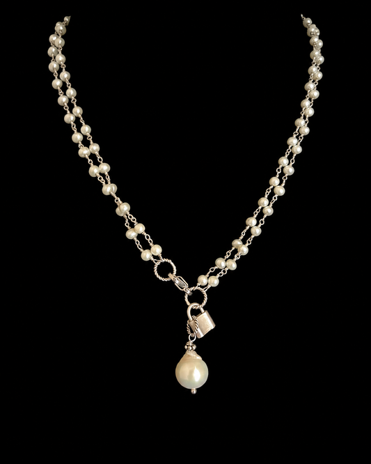 Josephine Convertible Pearl Necklace