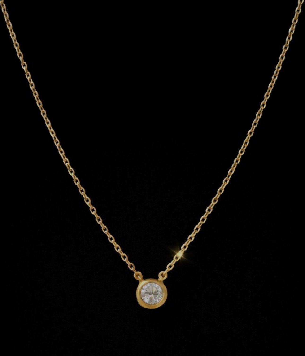 Bezel Necklace