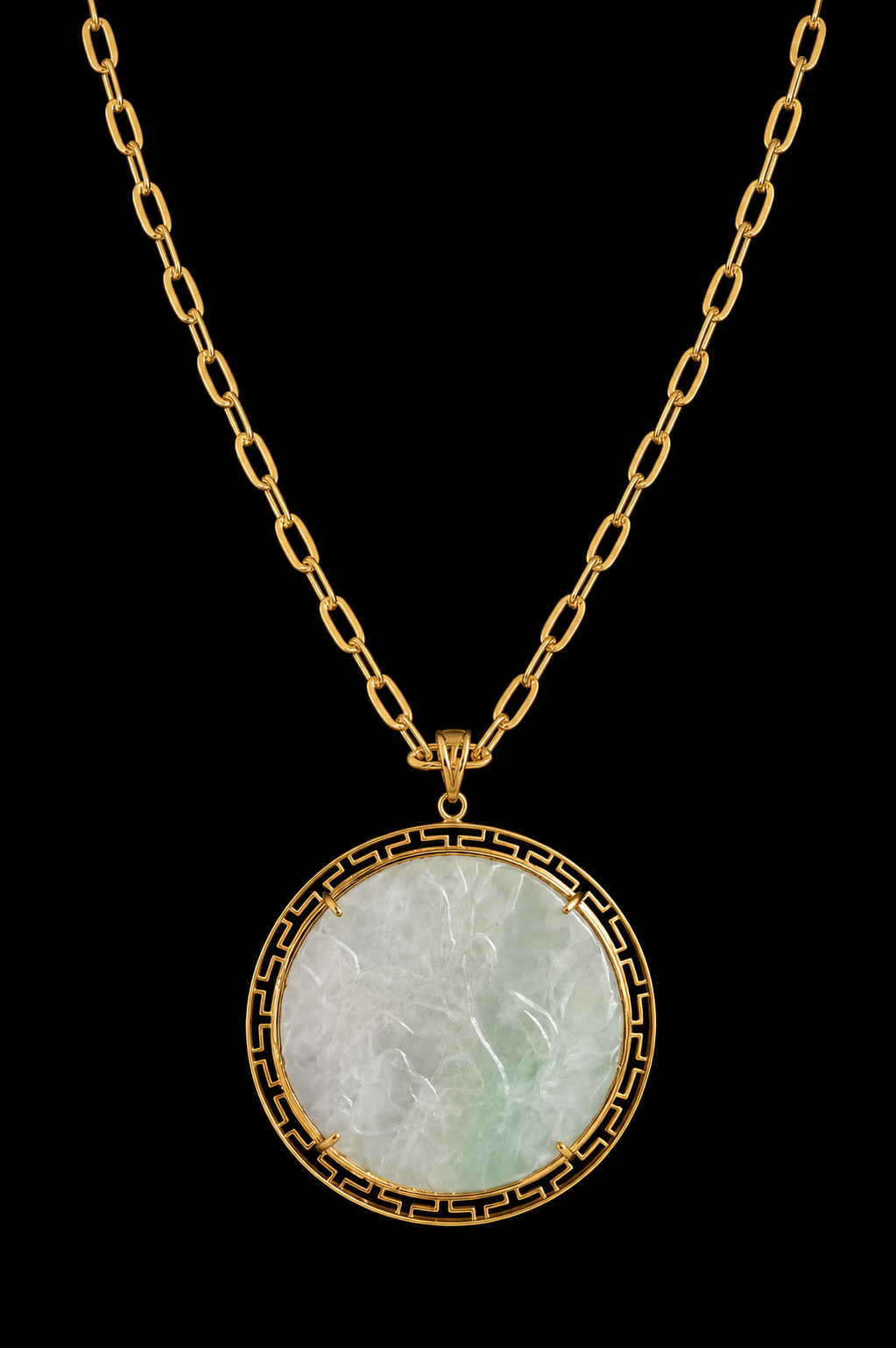 Jade Medallion Necklace
