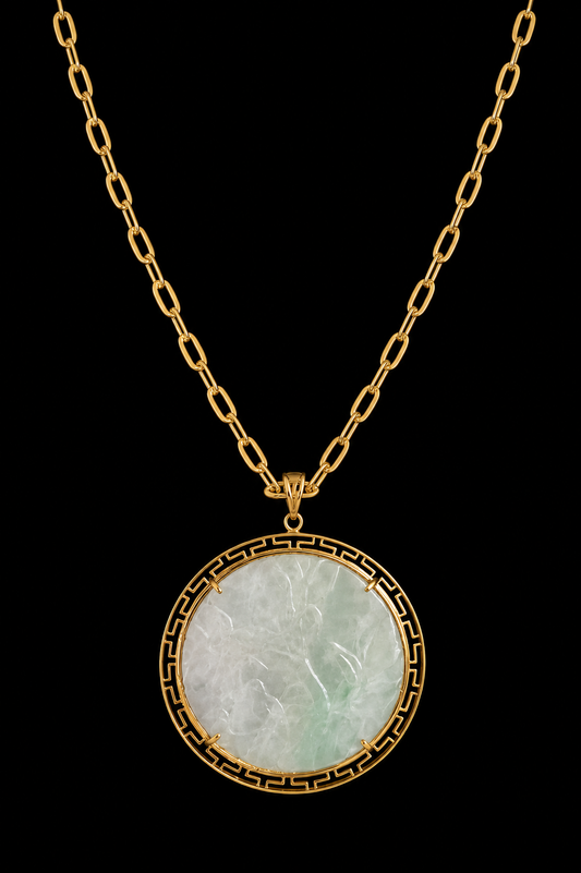 Jade Medallion Necklace