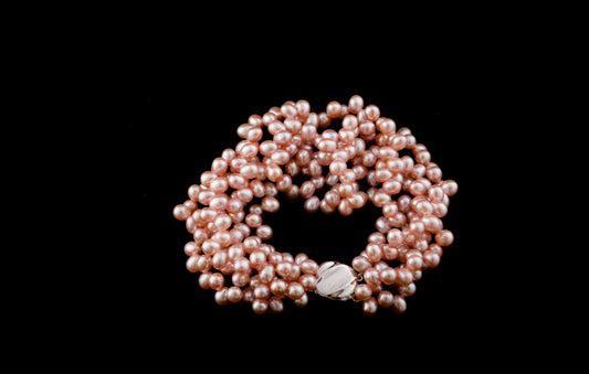 Mauve Torsade Bracelet