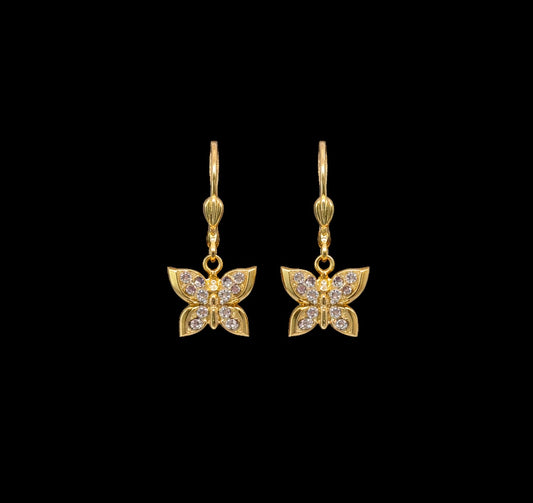 Butterfly Drop Earrings