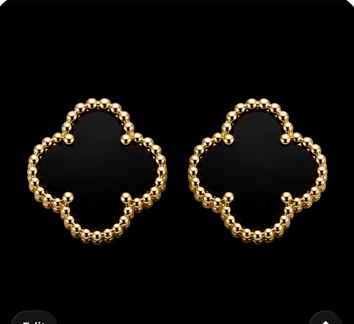 Classic Black Earrings