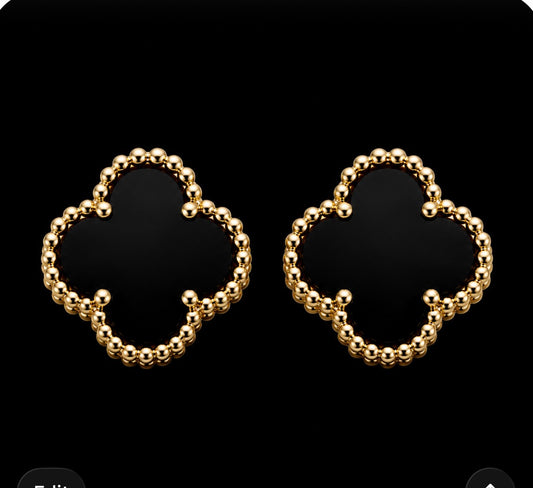 Classic Black Earrings