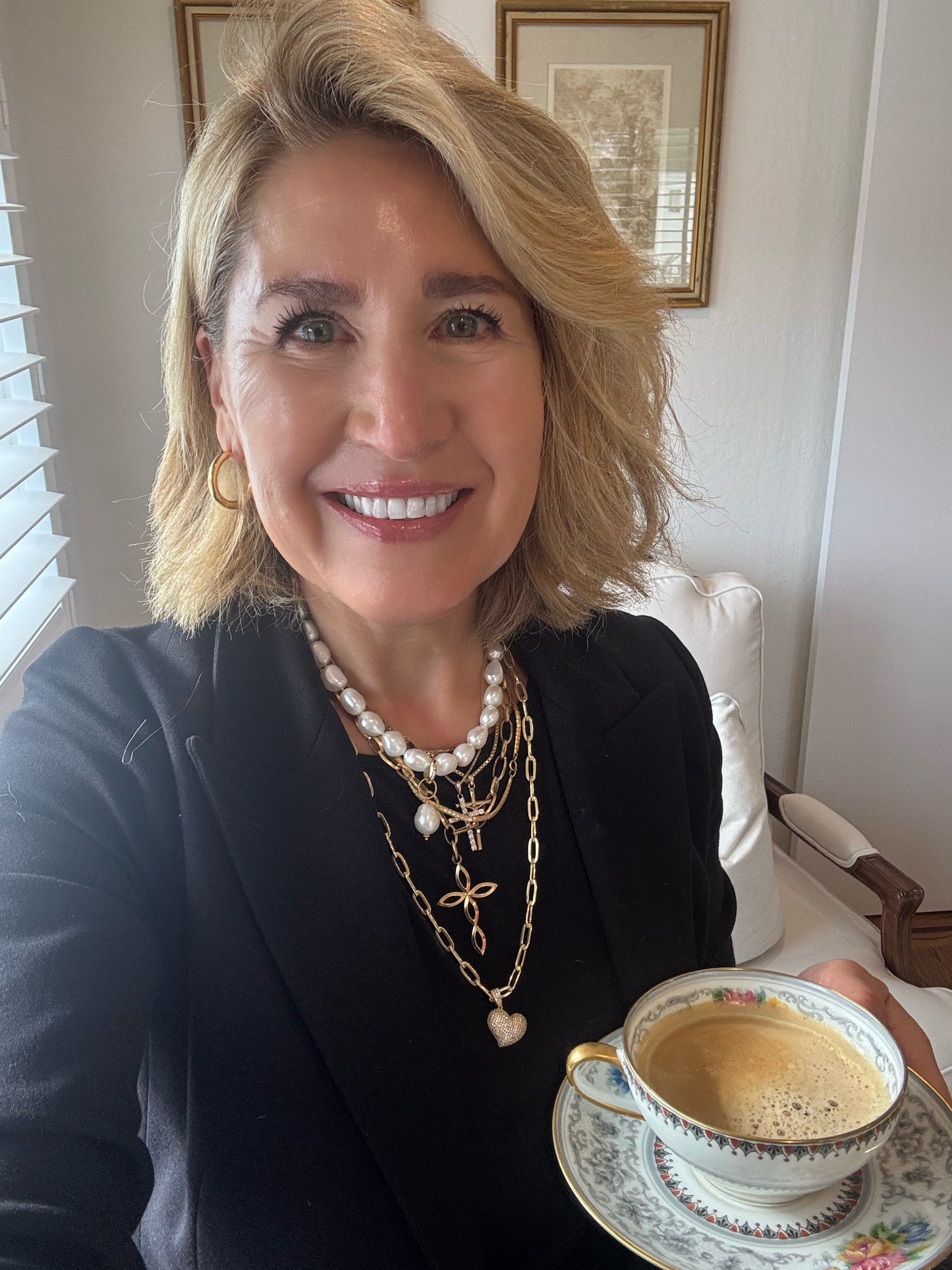 Italian Radiance Heart Necklace