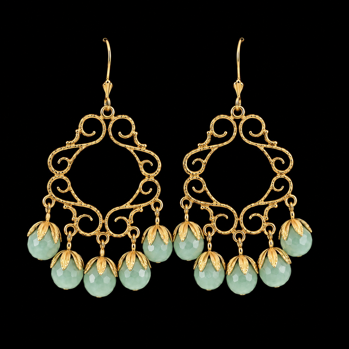 Azure Bloom Earrings