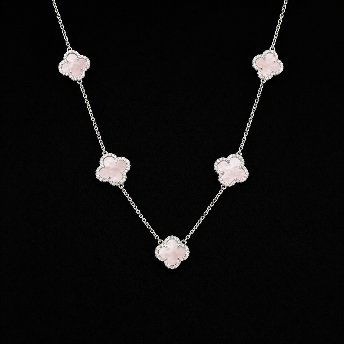 The Mother of Pearl Blush Reversible Necklace