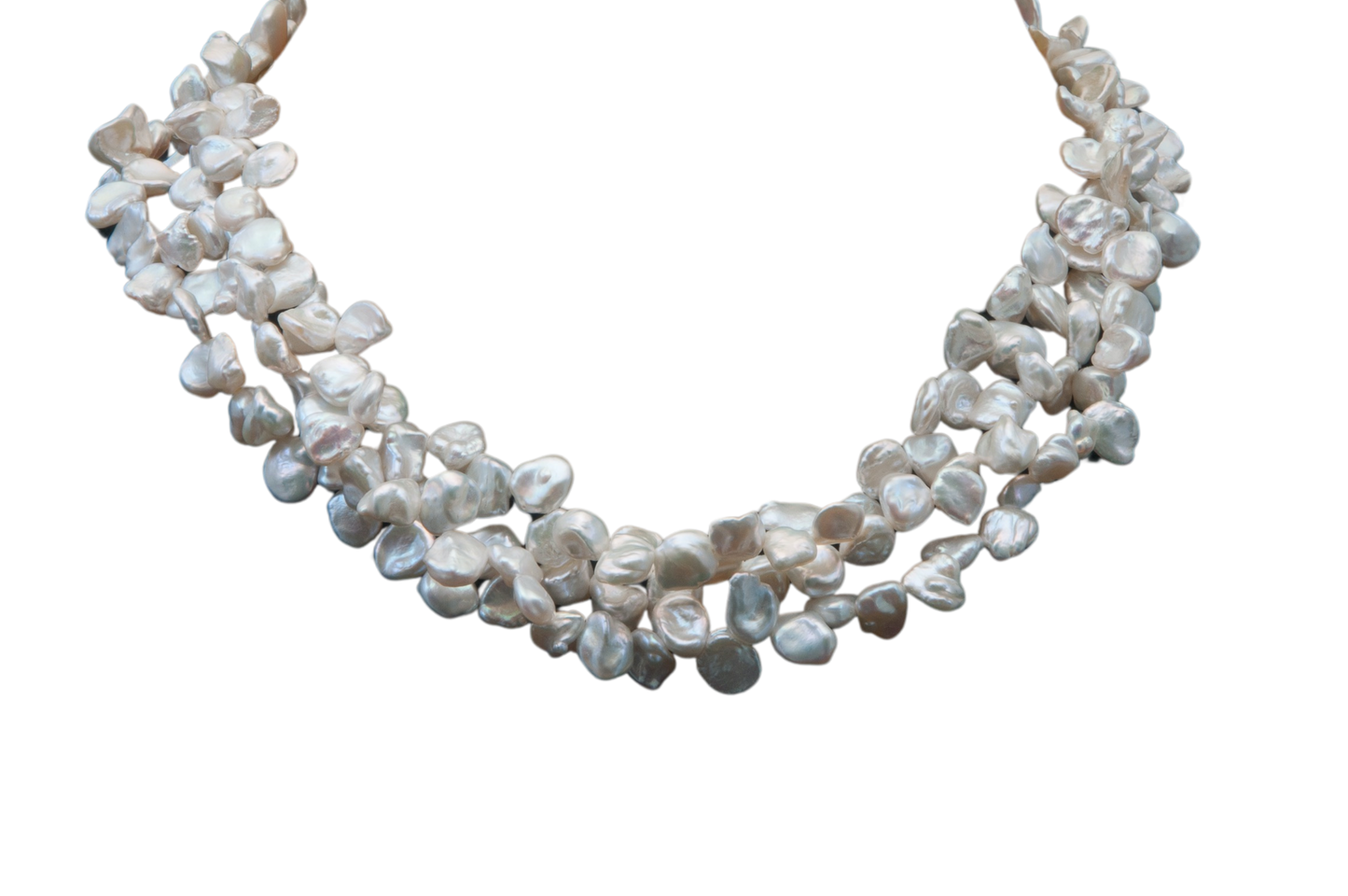 Keshi White Pearl Necklace