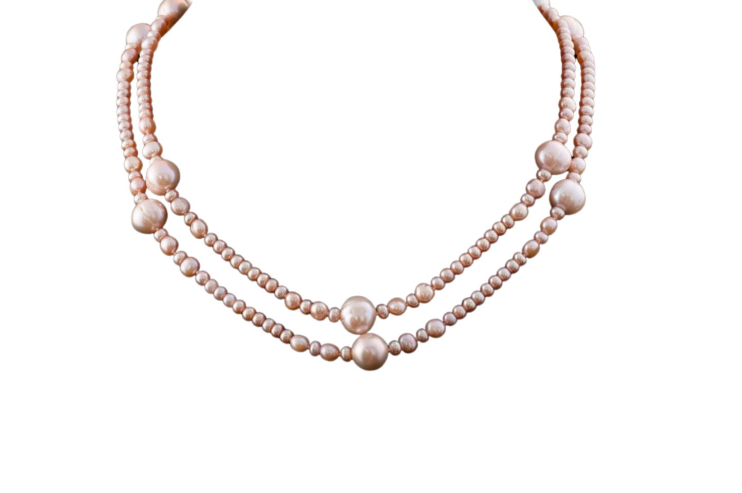 Station Pearl Necklace