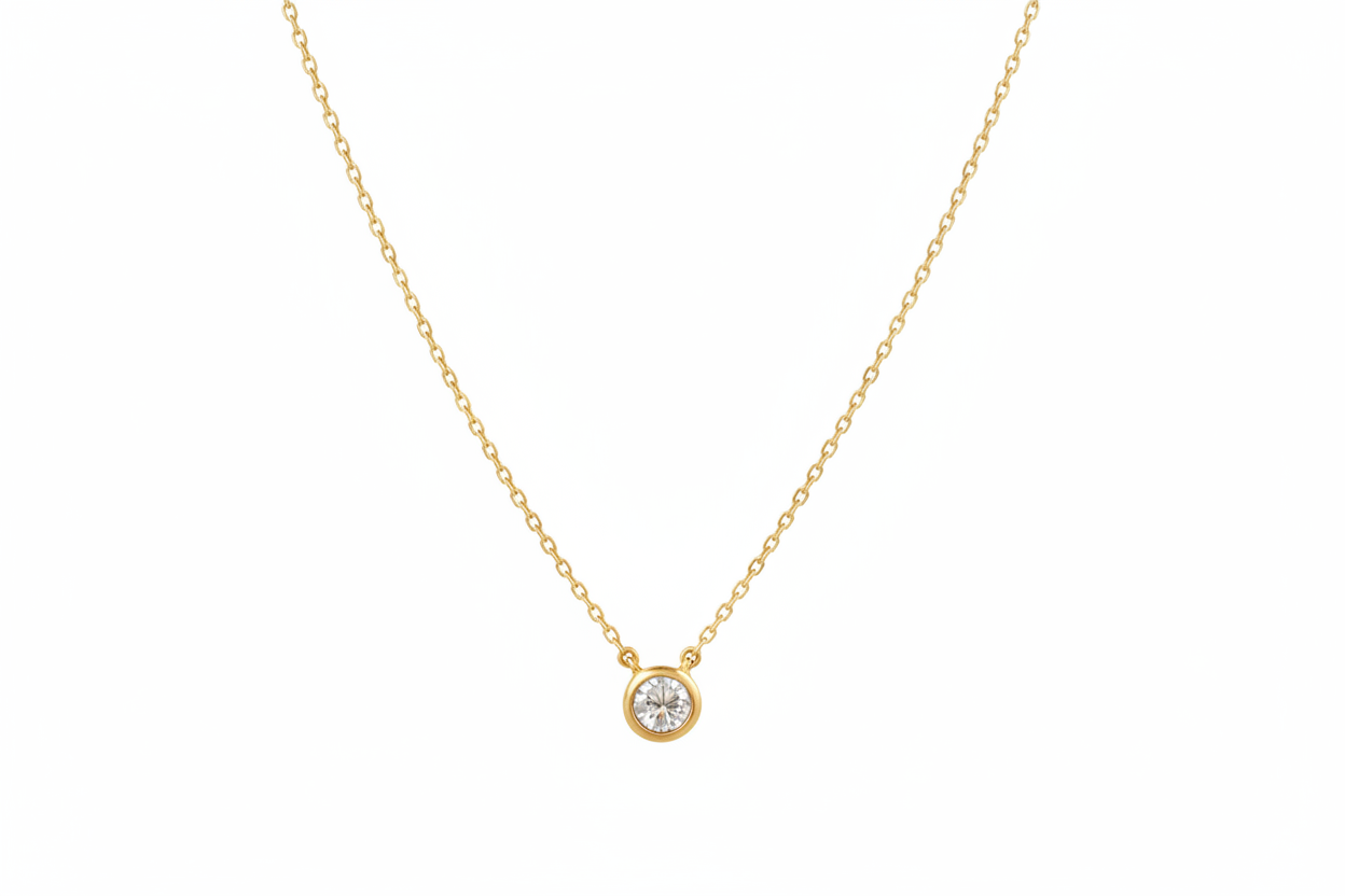 Bezel Necklace - Enhanced