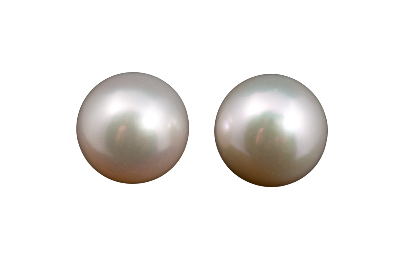 Freshwater Pearl Button Earring